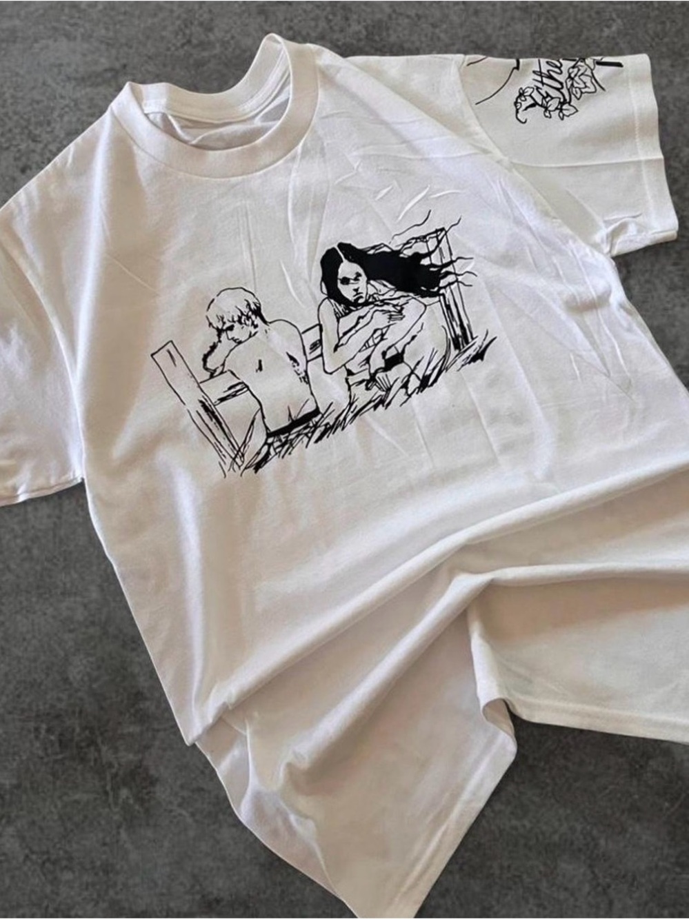 Ethel Cain and Willoughby Tucker fence unofficial merch T-shirt